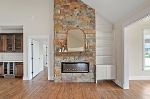 Fireplace Option with Built-ins