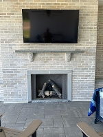 Fireplace Option with Built-ins