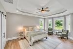 Master Suite with tray celing
