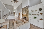 Fireplace option with built-ins